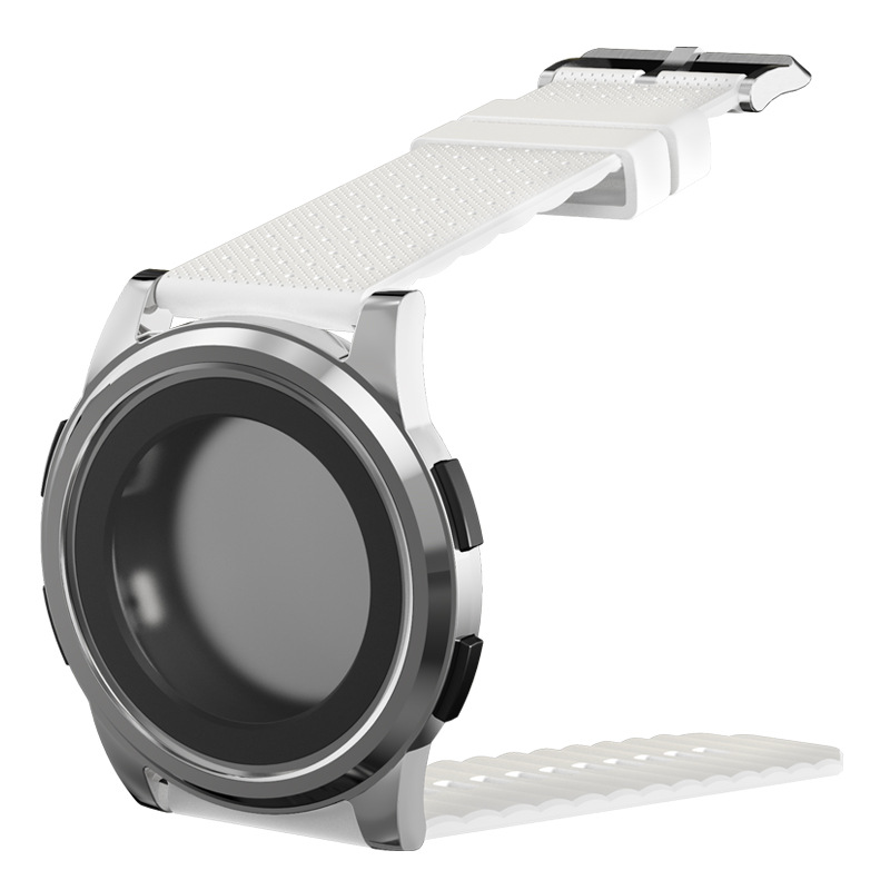 실버 케이스, 화이트 스트랩(전자 무브먼트 장착 가능)