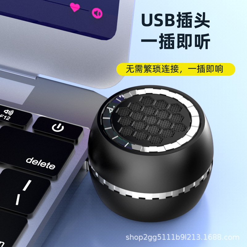 Parlante Bluetooth USB para Computadora de Plástico con Conexión USB para Computadoras de Escritorio y Laptops