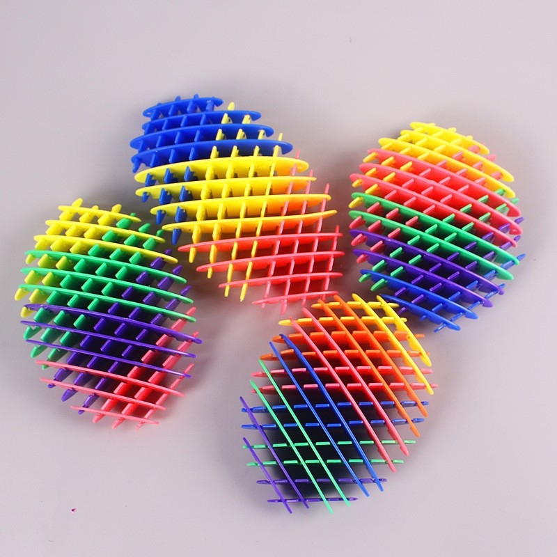 3D Printed Stress-Relief Elastic Net That Can'T Catch the Squiggly Ball, Children's Deformable Stress-Relief Stretchable Net