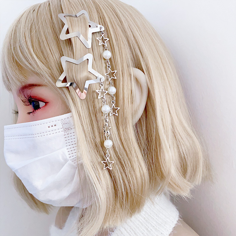 Women's Star IG Style Y2K Alloy Charm Hair Clips display picture 5