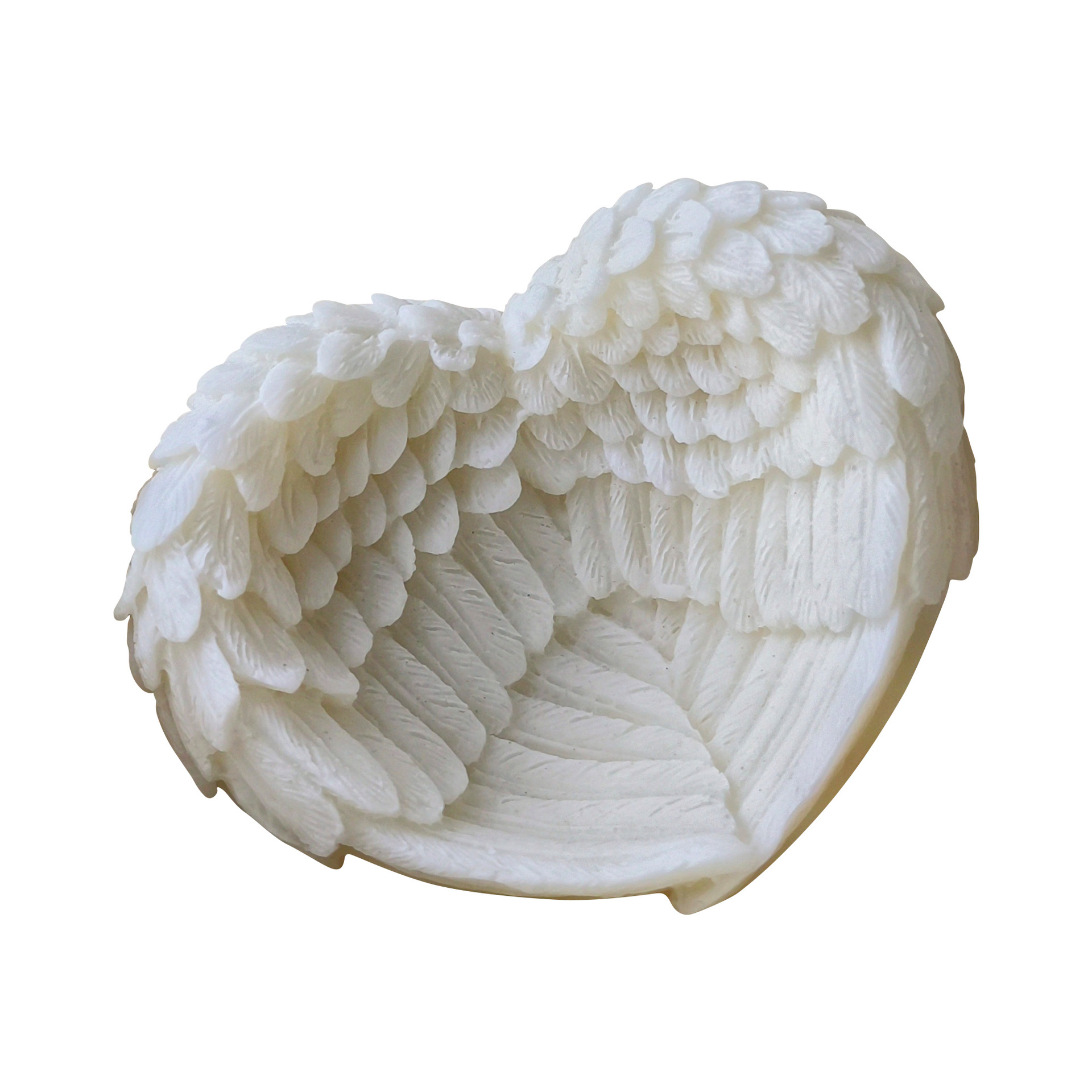 Jiahuimei amor alas de Ángel molde de silicona DIY caja de almacenamiento de resina epoxi molde alas Mesa candelabro