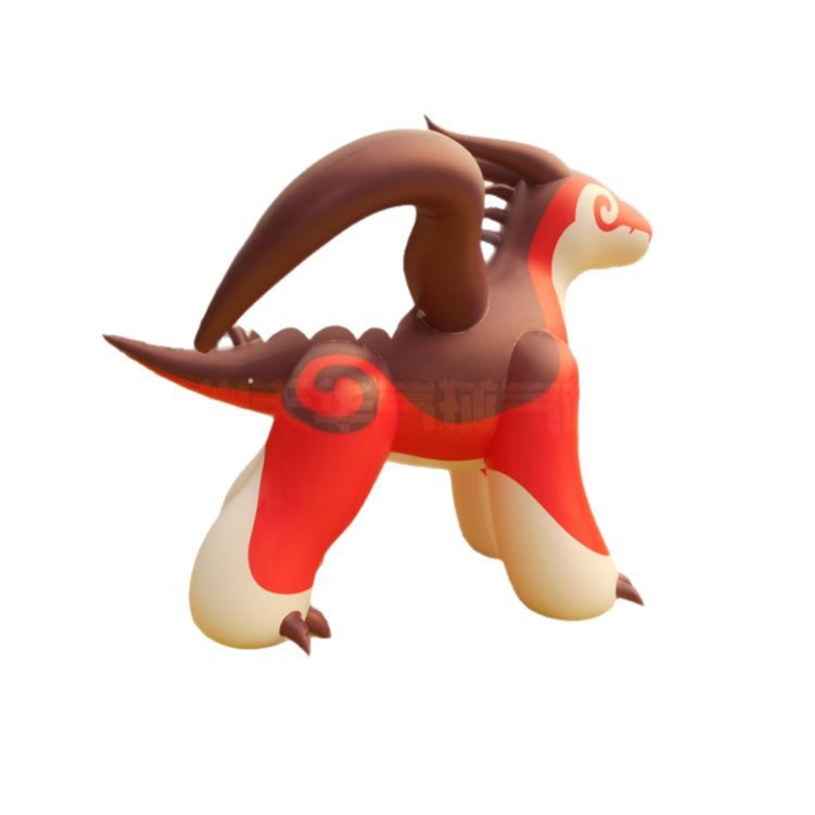 Personalizada inflable PVC de dibujos animados especial en forma de globo de aire dragón de dibujos animados modelo inflable volador animal globo grande