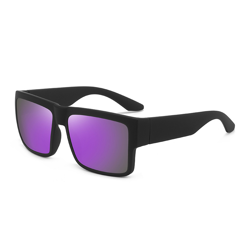 Black frame purple film