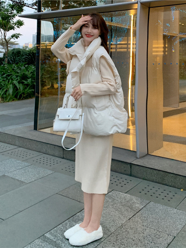 羽绒棉马甲女秋冬季2025新款爆款宽松外穿背心外套坎肩马夹女外搭|undefined