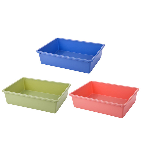 No containing rectangular pet cat sand pot pet stool nipple cat…