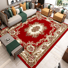 欧式花纹家用水晶绒地毯卧室可坐可卧地毯满铺客厅地毯一件代发