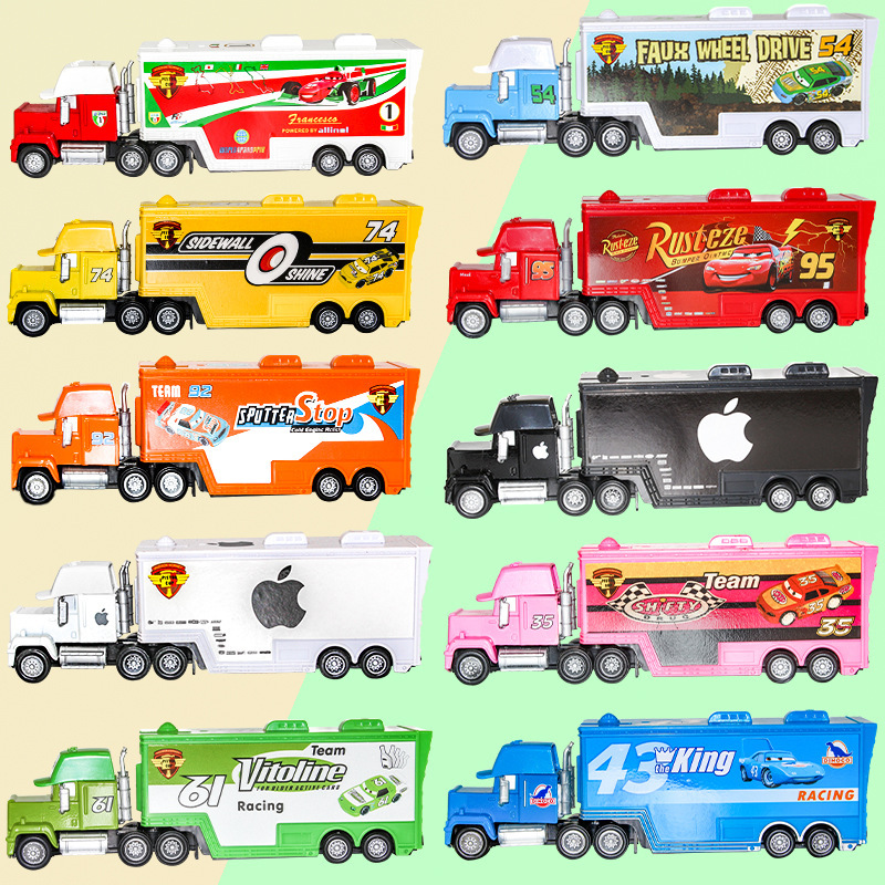 57 Cross-Border Mixed Batch Cars Uncle Mai Container Truck Kidsren's Toy Car Model Ornaments Racing Car