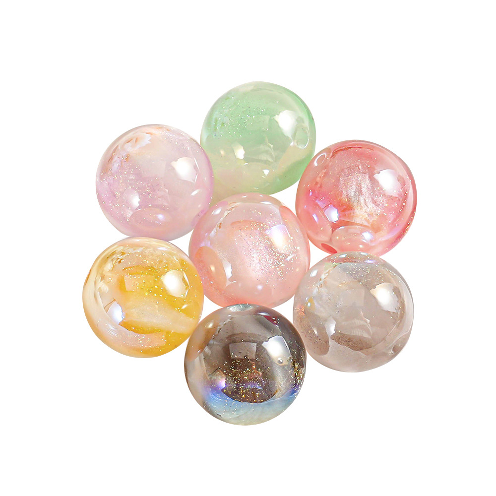 Ins20 ojos de gato gypsophila ultravioleta que cambia de color, brazaletes de bricolaje, cadena de teléfonos móviles, accesorios de joyería, cuentas sueltas