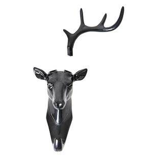Antlers American Wall Decoration Hook Creative Personality Elephant Deer Head Wall Hook Traceless Key Hook Decoration