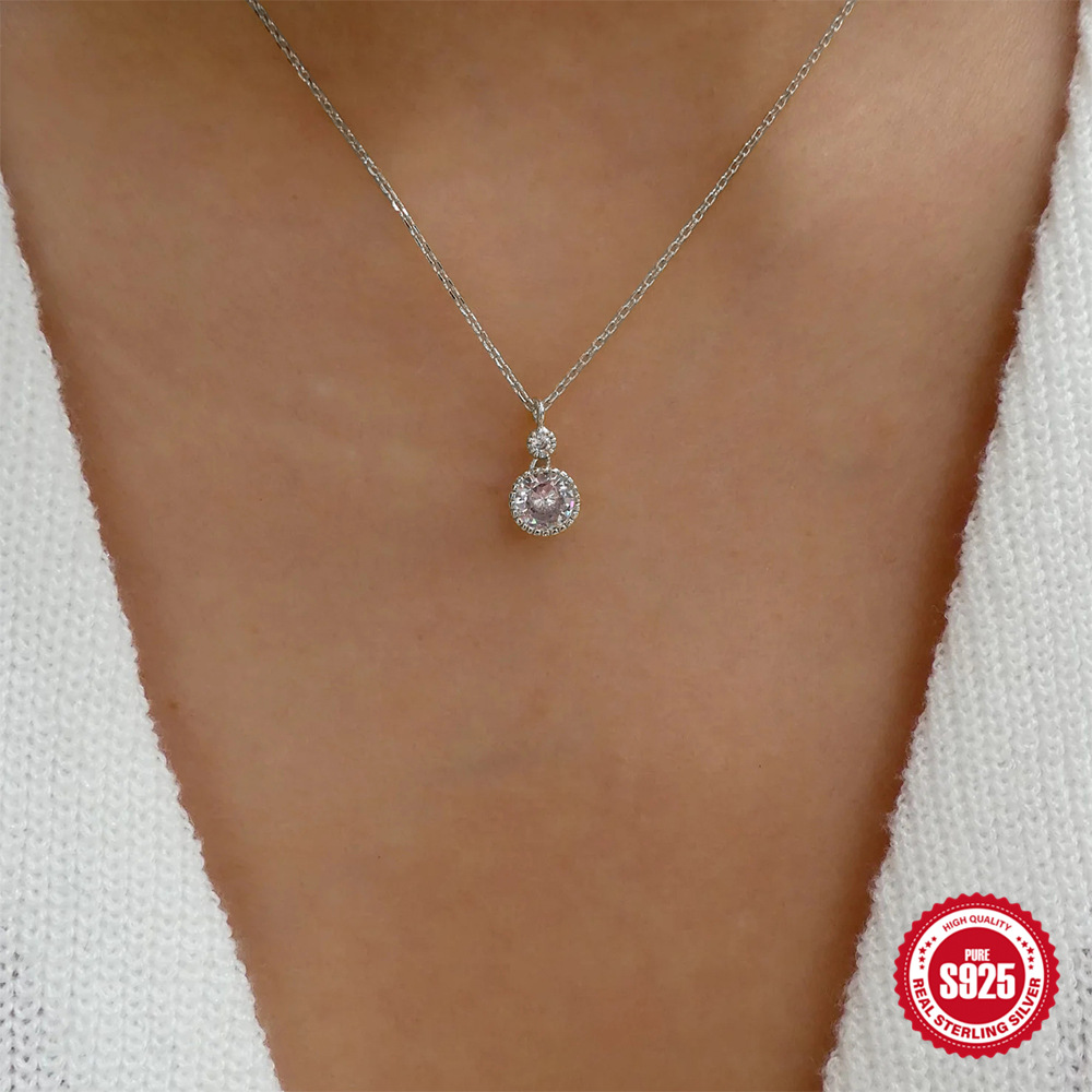 1g Weight 18K Gold Plated Plating Material 925 Sterling Silver Pendant Material Pendant Necklace Classification 925 sterling silver Chain Material cable chain Chain Type 1 Piece Quantity Holiday, Daily Occasion 925 Sterling Silver Material Geometric, Heart Shape Pattern All Seasons Season Women's Gender Simple Style, Classic Style Style 925 Sterling Silver Cable Chain Geometric Heart Shape Pendant Necklace 7