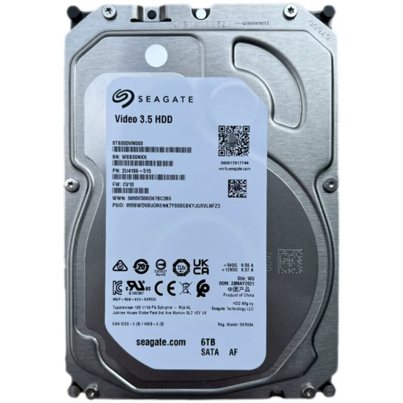 Оригинальный жесткий диск Hikvision для видеонаблюдения 3,5" SATA 1 ТБ ST1000VX008