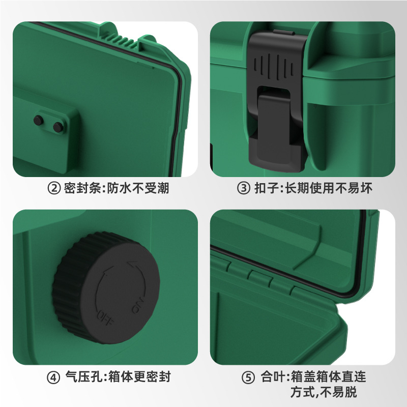 Caja de herramientas de hardware transfronteriza Caja de almacenamiento multifuncional para el hogar de grado industrial Caja de almacenamiento impermeable Reparación de vehículos eléctricos