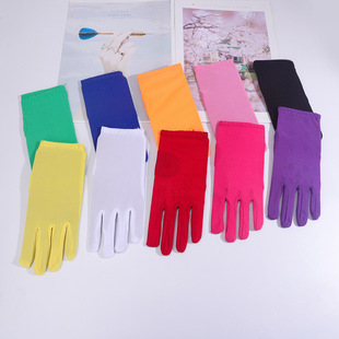 Cross-border short milk silk gloves clothing accessories etiquette gloves summer go out essential