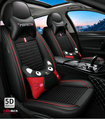 Four Seasons Pad | Wholesale Amazon 2025 New - black-and-red-cartoon-double-seat-general