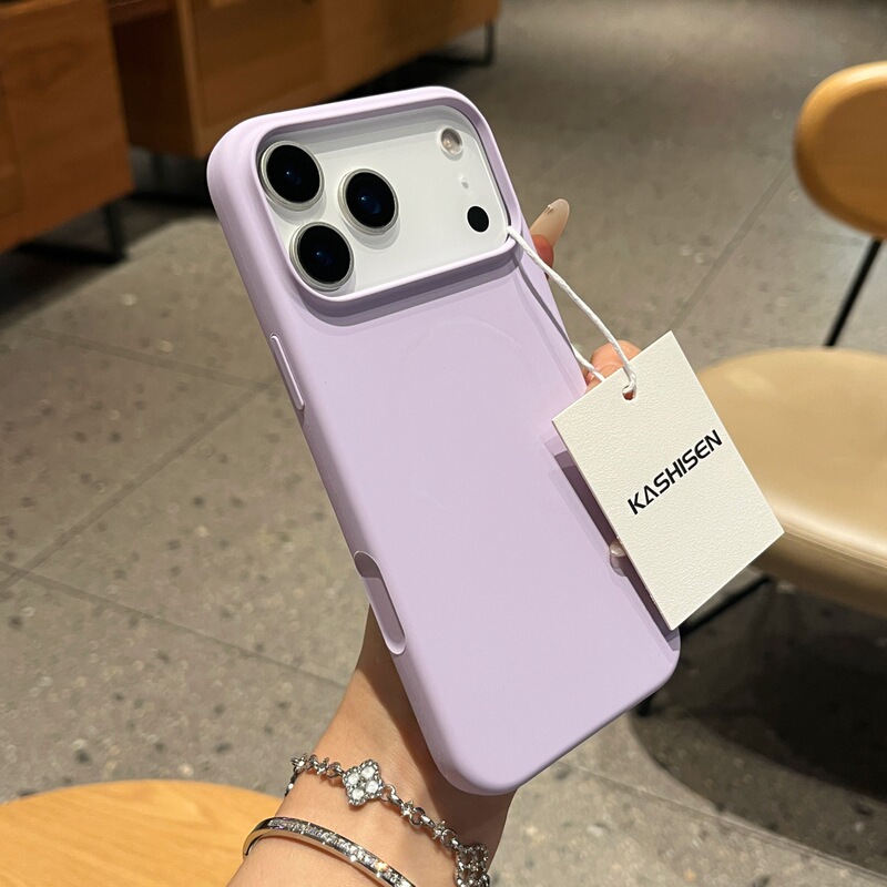 Suitable for Iphone17 Liquid Silicone Phone Case with Large Hole Magnetic Charging, Ultra-Thin Soft Case for Apple 16 and 15Promax Suitable for Iphone17 Liquid Silicone Phone Case with Large Hole Magnetic Charging, Ultra-Thin Soft Case for Apple 16 and 15Promax