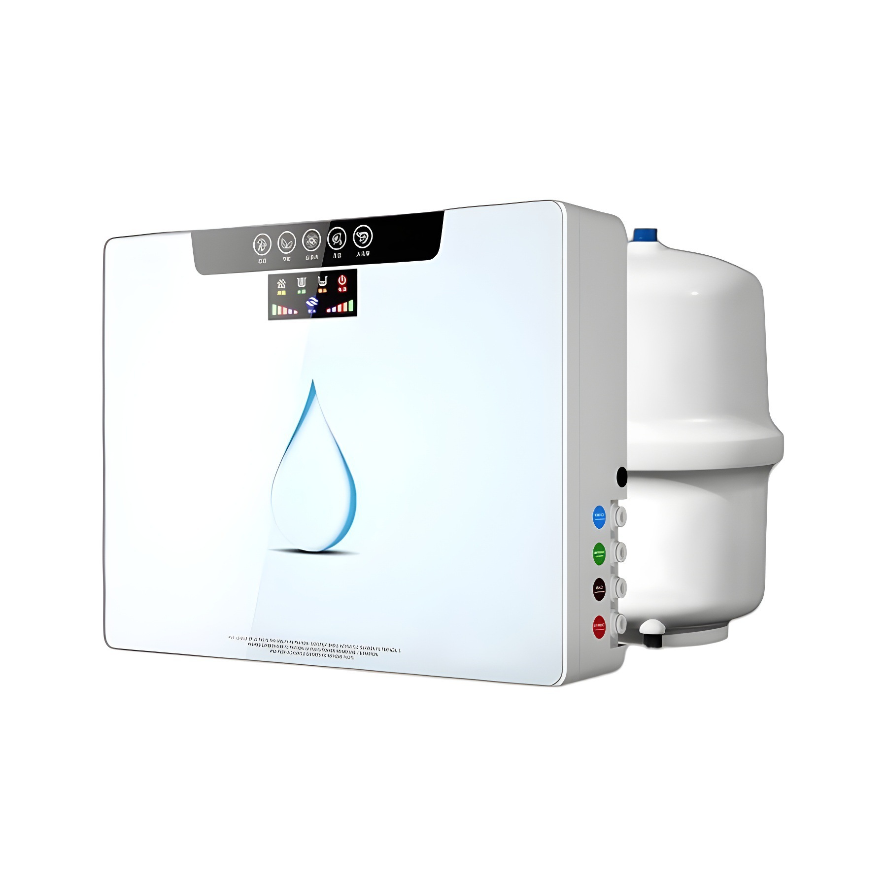 Purificador de Agua Doméstico de Ósmosis Inversa Inteligente RO, Filtración de Agua del Grifo de Escritorio, Alto Flujo, Montado en la Pared, Máquina de Agua Pura Transfronteriza image 6