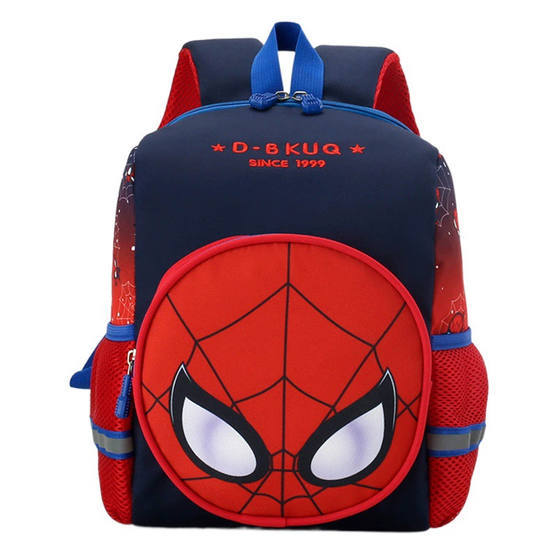 Детский школьный рюкзак с героями мультфильмов, милый детский рюкзак с изображением Человека-паука, Креативный новый маленький студенческий рюкзак для мальчиков и девочек