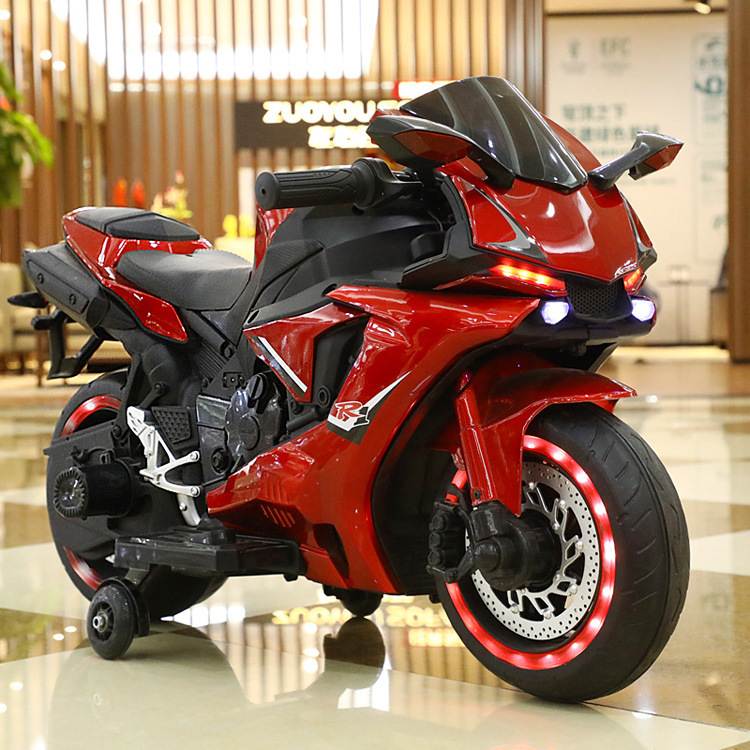 Coche eléctrico para niños triciclo eléctrico portátil Coche de juguete de educación temprana recargable de la motocicleta eléctrica de los nuevos niños