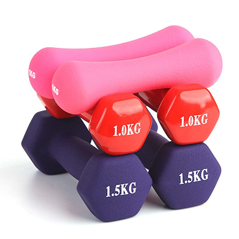 Hombres gimnasia doméstica hombres estudiantes niños equipos de campana de hierro fundido yoga ejercicio de brazos pequeños哑铃