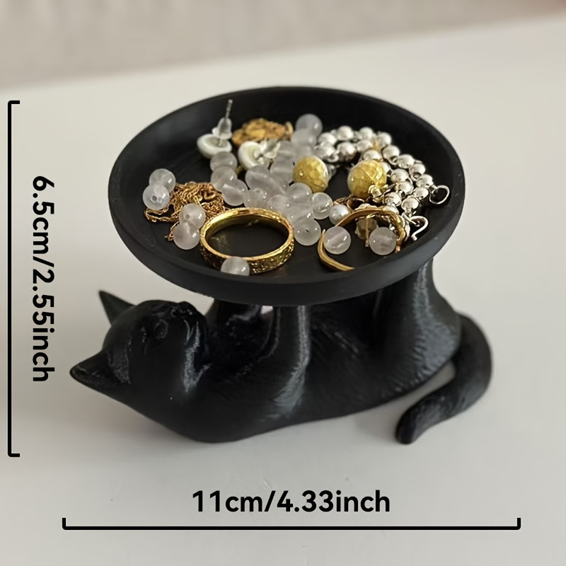 3D Printed Cross-Border Popular Cat Jewelry Tray Storage Ornament 3D Printed Storage Cross-Border Small Package Compatible