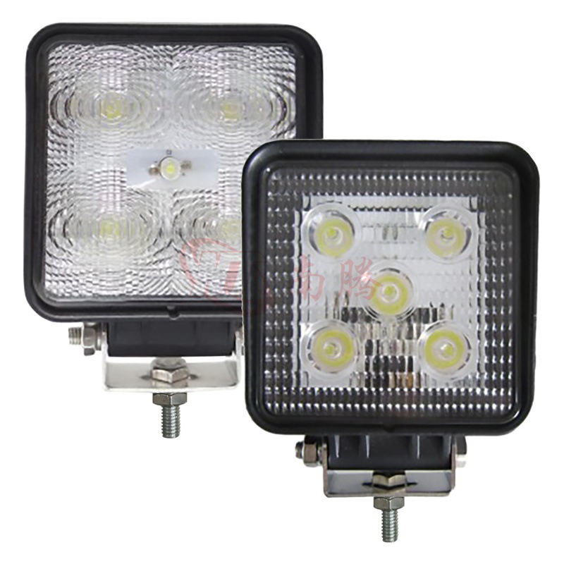 Luz de trabajo LED cuadrada de 4 pulgadas y 15W, foco para coche, luz para vehículos todoterreno, reflector ultrabrillante de 15W 35W.