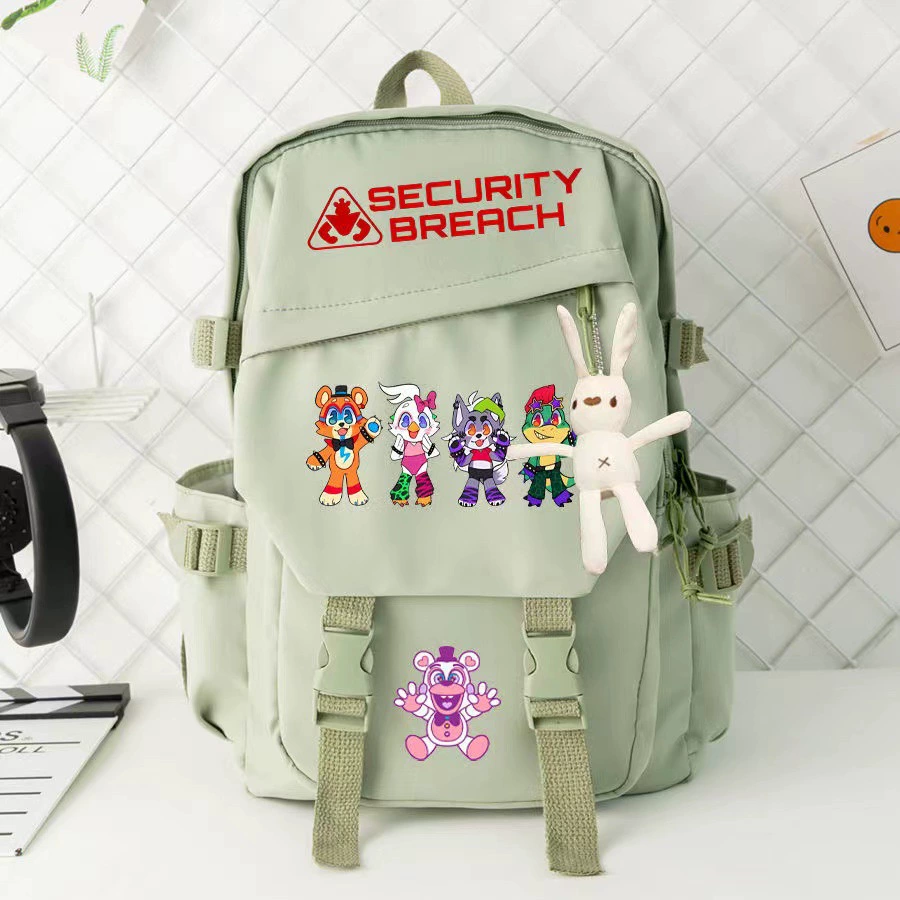 Игровой рюкзак FNAF Security Breach Ruin для школьника, школьная сумка, рюкзак для девочек, средняя и старшая школа