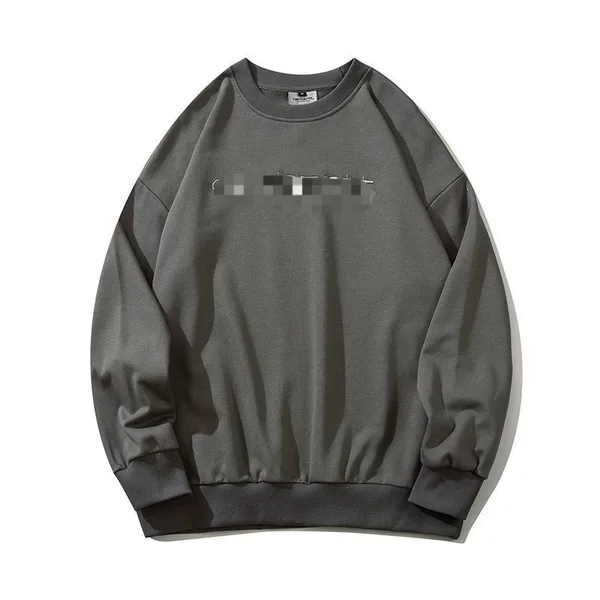 Hart American-style vintage embroidered letter crewneck sweatshirt for men and women, autumn and winter, black, light color, wholesale