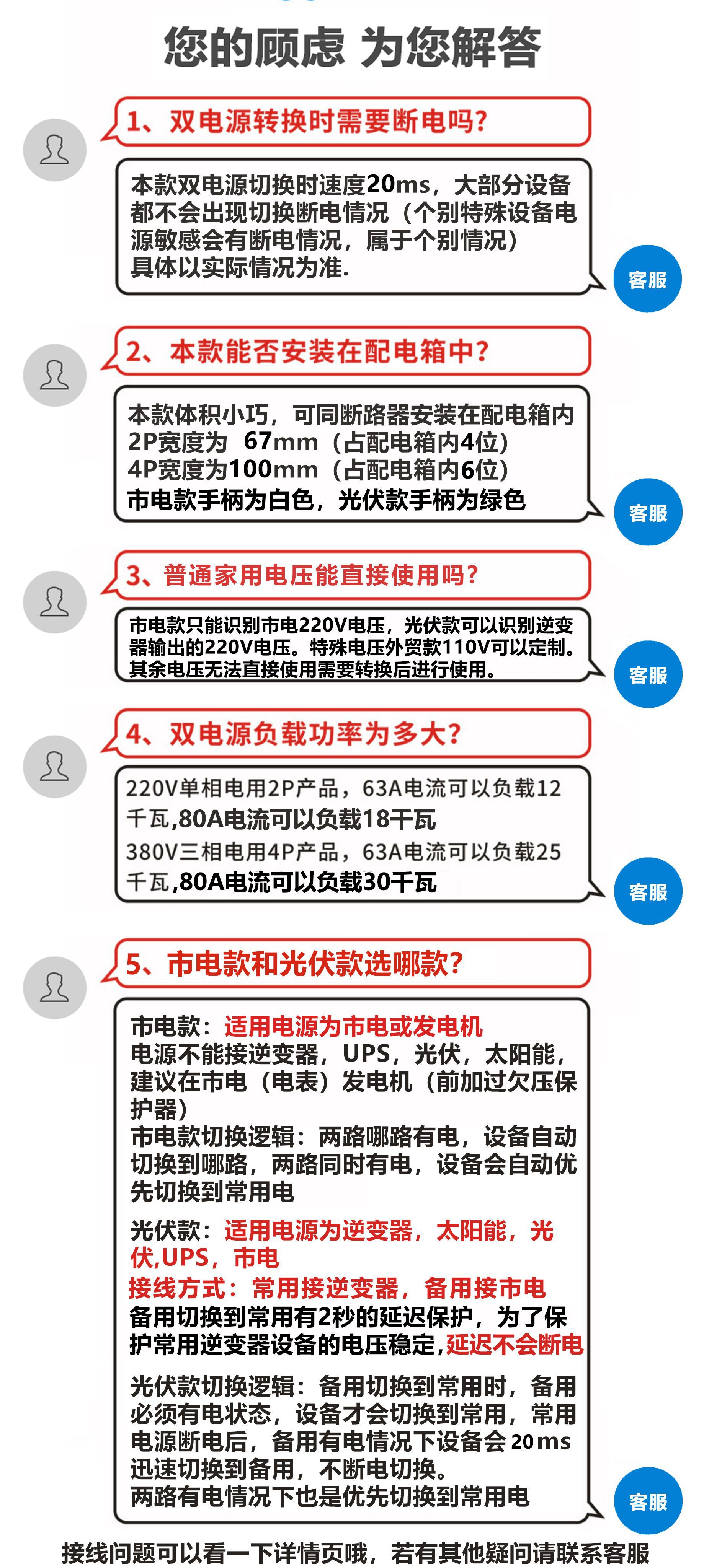 20MS双电源切换开关 Q&A