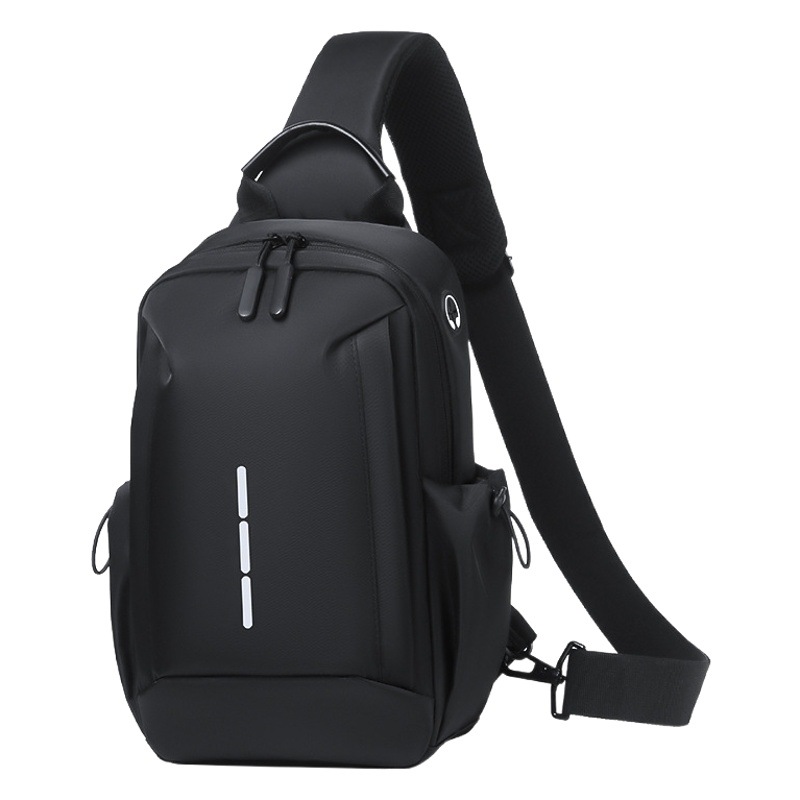 Bolso de pecho para hombre de moda transfronteriza Bolso de mensajero para mujer de viaje de sentido avanzado Bolso de hombro ligero impermeable Bolso de pecho de viaje Tide