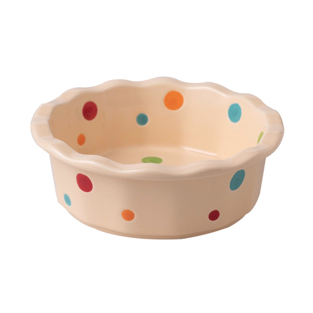 Pet Cat Water Bowl Snacks Cann bowl cat rice bowl dog food bowl cat food bowl wave dot cat bowl cat bowl ceramic 5