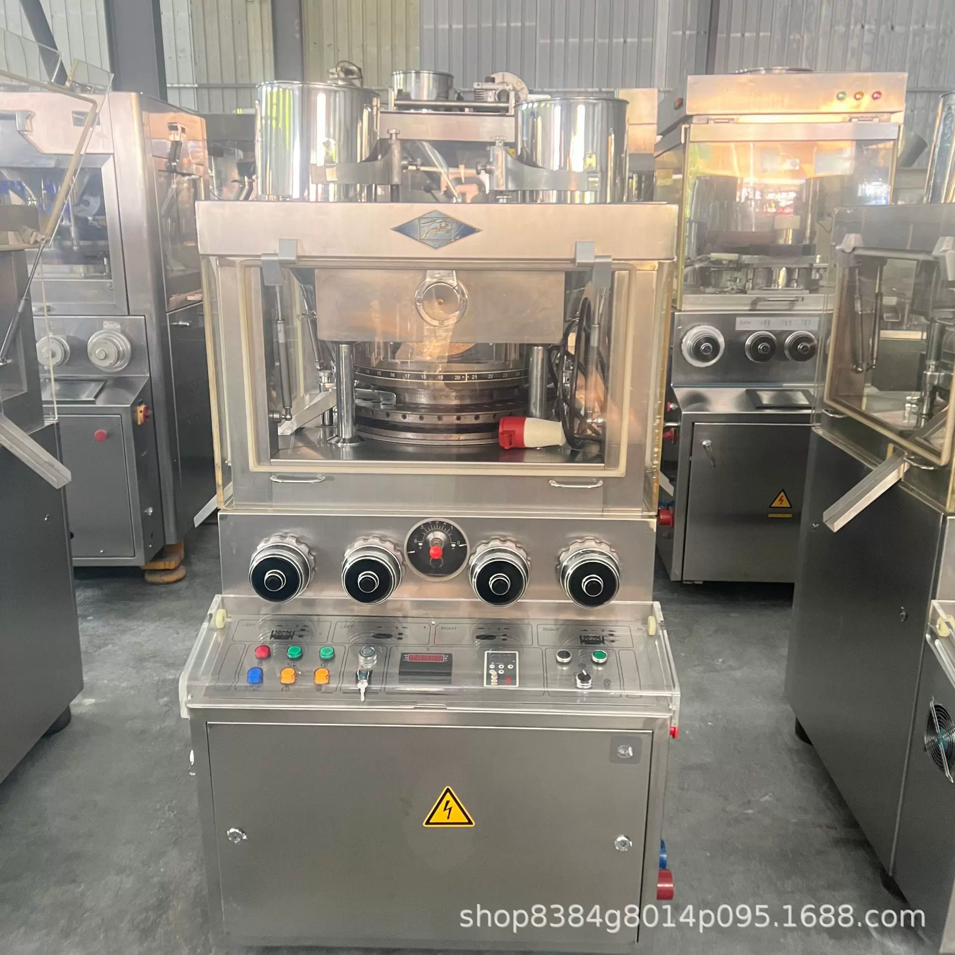 九成新全自动旋转式压片机 粉末药片制片机 电动药丸糖果 成型机