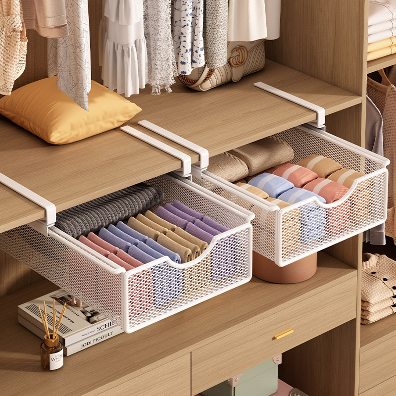 Drawer-Type Underwear Storage Box Hanging Double-Layer Hanging Socks Organizer Wardrobe Classification Dormitory