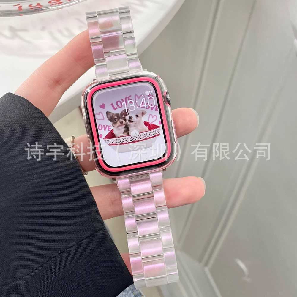 Совместимый ремешок Apple Watch Apple Table с iWatch456789se смола ультра