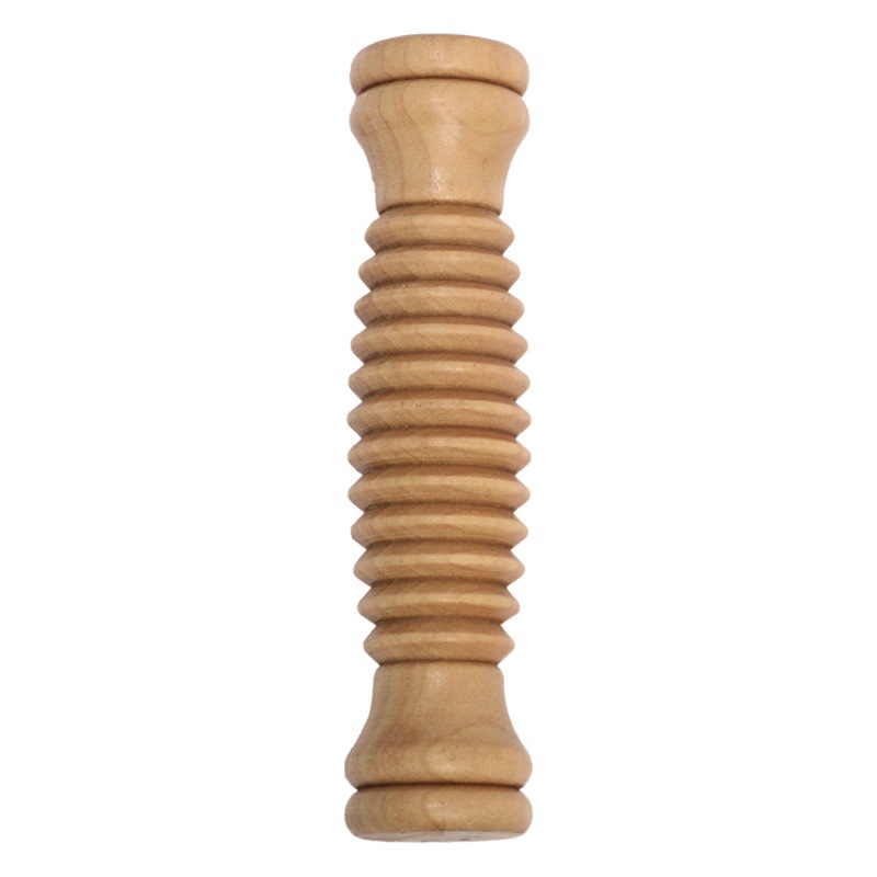 Rodillo de masaje de Yoga de madera palo delgado cuerpo entero cintura columna cervical espalda hombro pierna de madera meridiano fitness masajeador casa