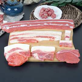 冰新鲜生猪肉五花肉模型假猪羊牛肉卷牛扒排装饰摆设挂件道具