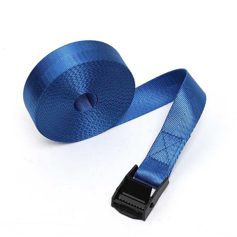 Correas de carga reforzadas con hebilla, correas de fijación para automóvil de aleación de zinc, cincha fina, cincha de nailon con patrón de espiga