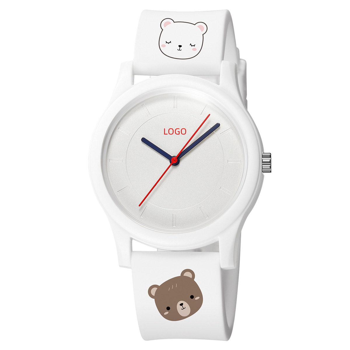 Regalos para niños relojes personalizados de silicona 50 metros impermeable examen de estudiantes relojes de cuarzo especial fábrica de relojes profesionales