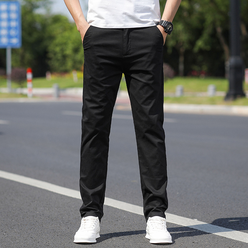 Casual Pants for Men, Spring and Summer, Versatile Workwear, Unisex Style, 4S Store Work Pants, Men's Straight Loose Business Trousers