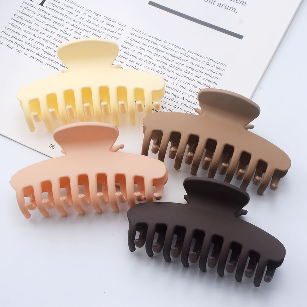 Leche helada serie marrón Cabeza trasera grande updo pinza de pelo horquilla accesorios para el cabello tocado clip de pelo pequeño clip de lote de joyería