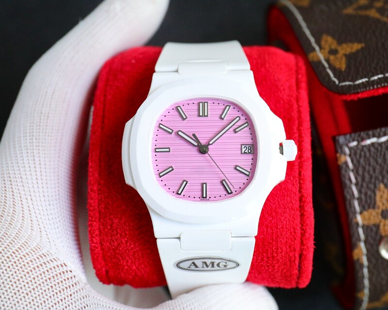 Black and White Ceramic Watch Nautilus 5711 Full Ceramic Waterproof Mechanical Watch Fully Automatic Mechanical Men's Watch