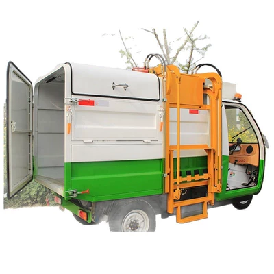 with mounted bins, Elektrik zibil maşınları