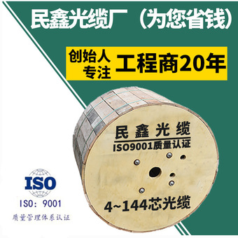 民鑫4芯16芯12芯24芯48光缆GYTS国标光纤线36芯户外铠装室外光缆