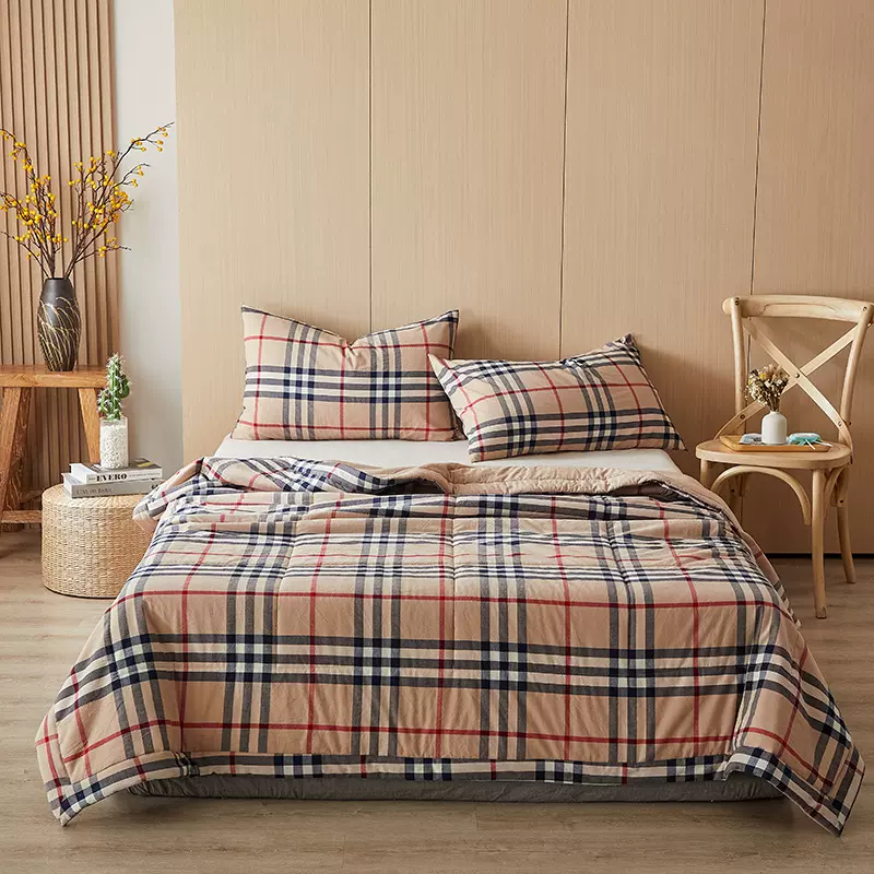 2025新款超柔水洗棉棉花夏被双人被空调被礼品被被子被芯