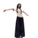 American Style Trendy Brand Contrast Color Round Neck Short-sleeved T-shirt Women's Summer Spice Girls Slim-fit Slimming Short Sports Style Top for Students