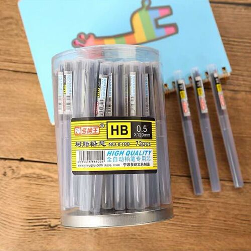 Dona resin lead automatic refill 0.5mm0.7mm pencil lead HB 2B 2H mechanical pencil refill barrel