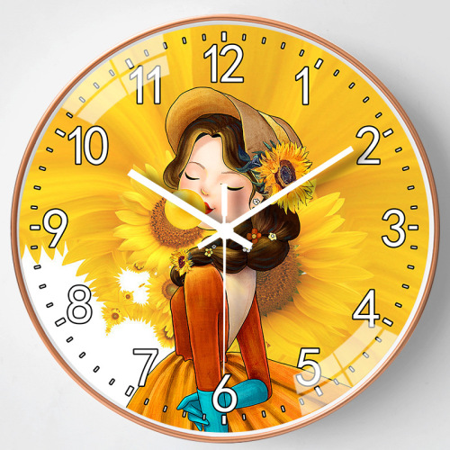 【12英寸30cm】简约时钟家用挂钟客厅时尚个性装饰静音卧室钟表