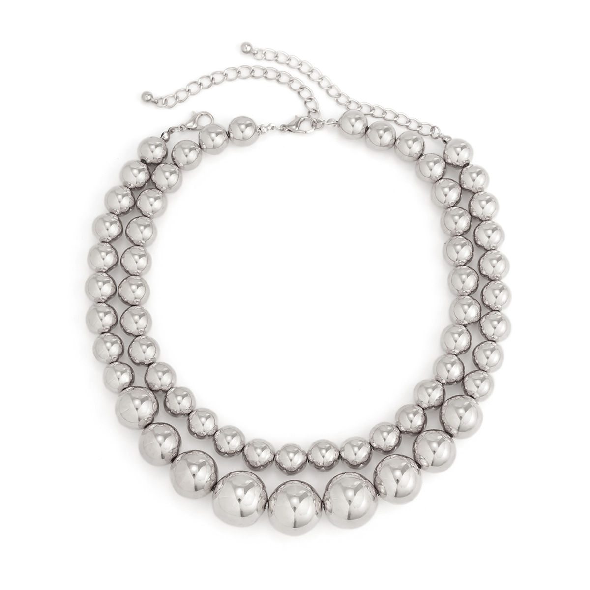 Boho Statement Necklace With Exaggerated Beads For Women_voghion.com