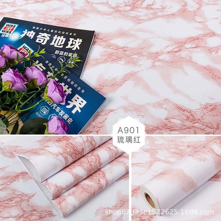 Marble patch, table sticker, self-adhesive cooker, waterproof wallpapers on wall