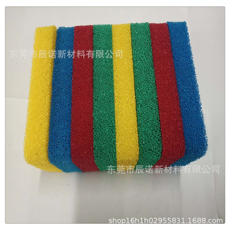 彩色高密度硅胶过滤棉 网状细孔丝瓜厨房洗碗海绵 厂家直销 价优