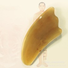 批发天然牛角居家健身脸部全身羊角刮脸套装眼部按摩拨筋棒刮痧板